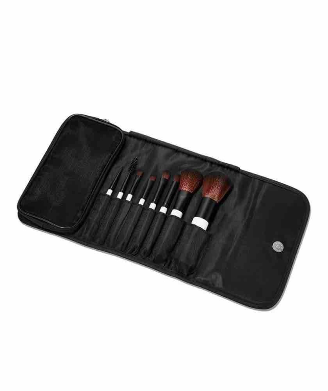 Mini Set Trousse 8 Mini Pinceaux de Maquillage
