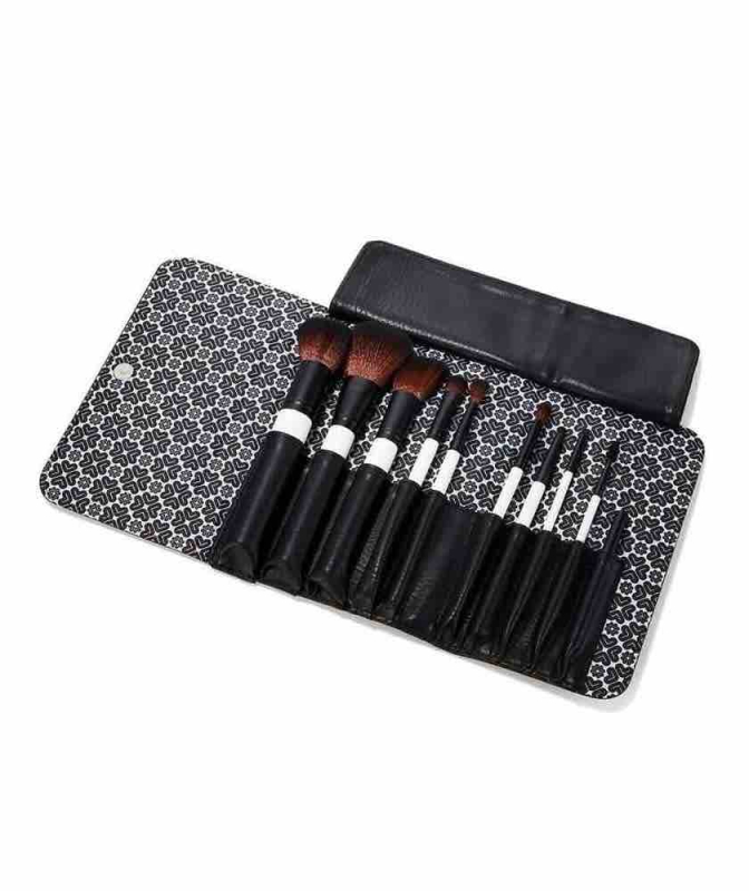 Trousse 10 Pinceaux de Maquillage