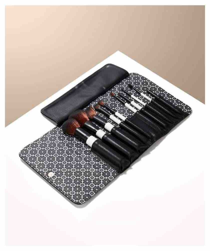 Trousse 10 Pinceaux de Maquillage