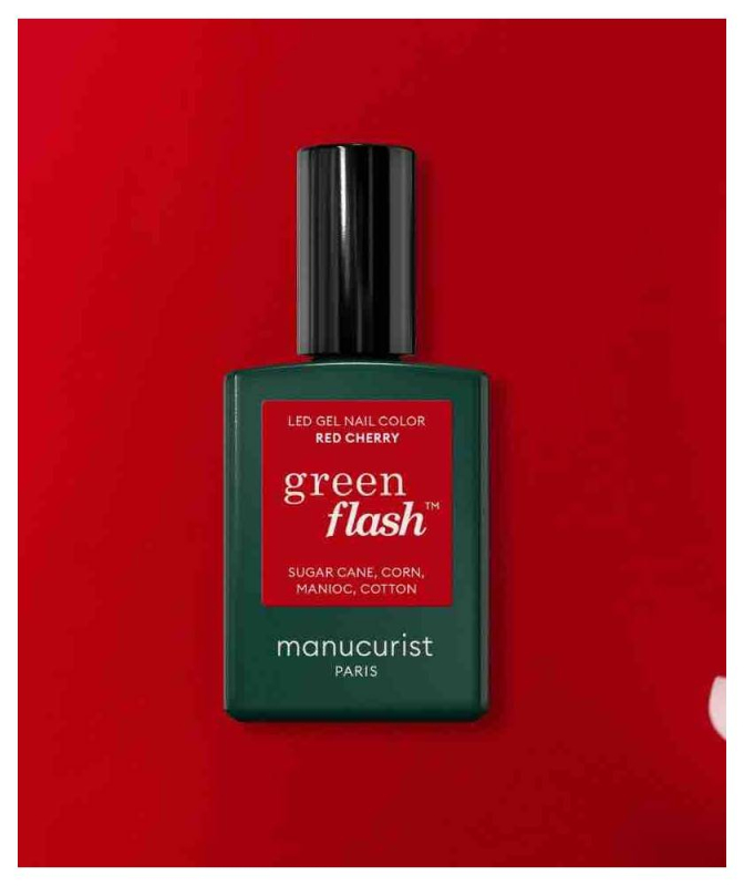 Vernis LED Green FLASH Red Cherry