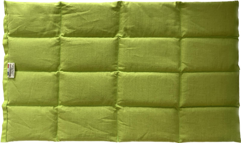 Coussin chauffant Ma kinélin++ 16 compartiments graines de lin  50x30cm