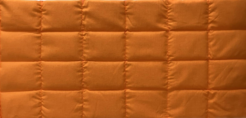 Coussin chauffant Ma kinélin++ 24 compartiments graines de lin 60x30cm