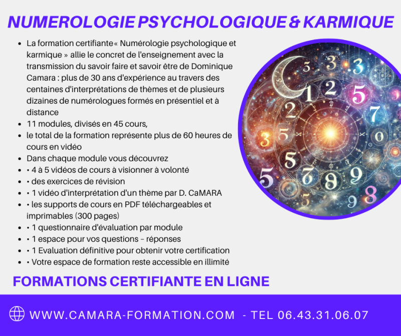 formation numérologue psychologique et karmique